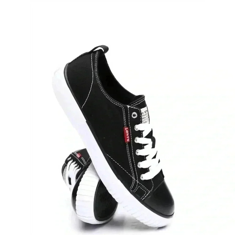 NEW Levi's Women's Anika Canvas Low Top Lace Up Casual Fashion Sneaker Sz 12